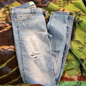 Hollister Super Skinny Light Blue Jeans